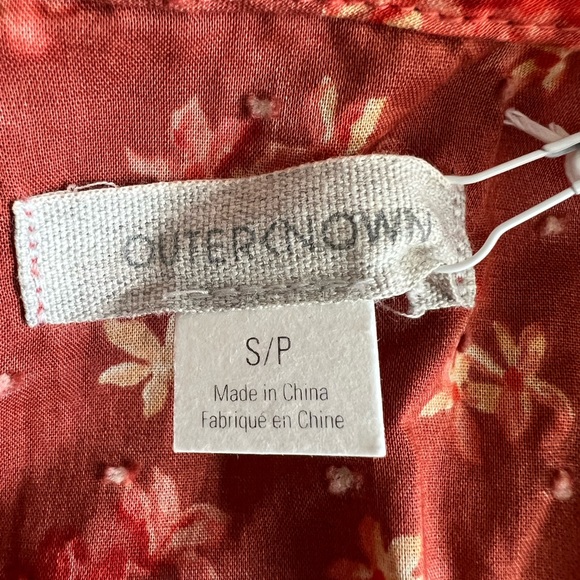 NWT Outerknown Canyon Dress Coral Superbloom Size Small - Picture 11 of 13